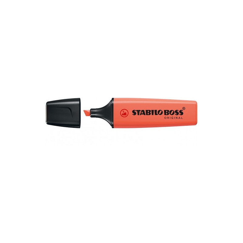 8093-MARCADOR FLUORESCENTE BOSS PASTEL CORAL MELOSO STABILO 70/140 8093-MARCADOR FLUORESCENTE BOSS PASTEL CORAL MELOSO STABILO 70/140