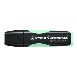 8102-MARCADOR FLUORESCENTE GREEN BOSS PASTEL PIZCA DE MENTA STABILO 6070/116
