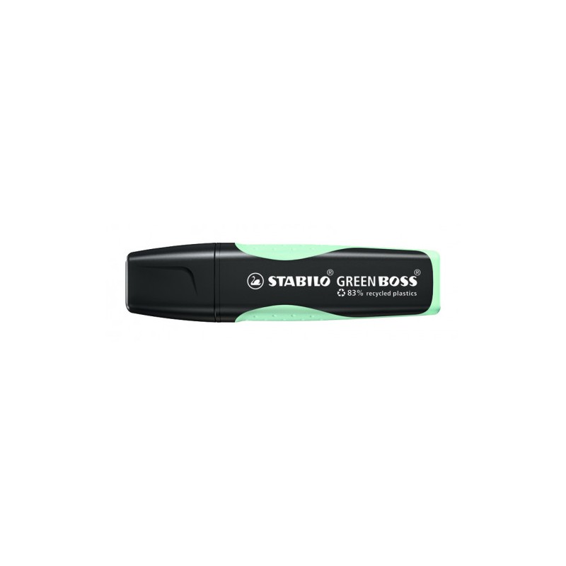 8102-MARCADOR FLUORESCENTE GREEN BOSS PASTEL PIZCA DE MENTA STABILO 6070/116 8102-MARCADOR FLUORESCENTE GREEN BOSS PASTEL PIZCA DE MENTA STABILO 6070/116