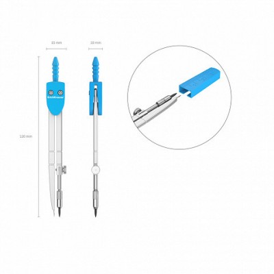 COMPaS DE METAL SCHOOL 120MM ERICH KRAUSE 31526