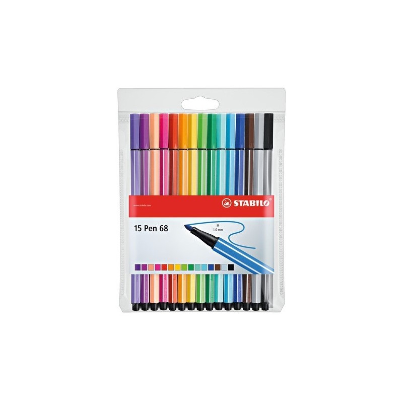 8113-ESTUCHE LIKE-YOU 15 PEN68 STABILO 6815-2 8113-ESTUCHE LIKE-YOU 15 PEN68 STABILO 6815-2