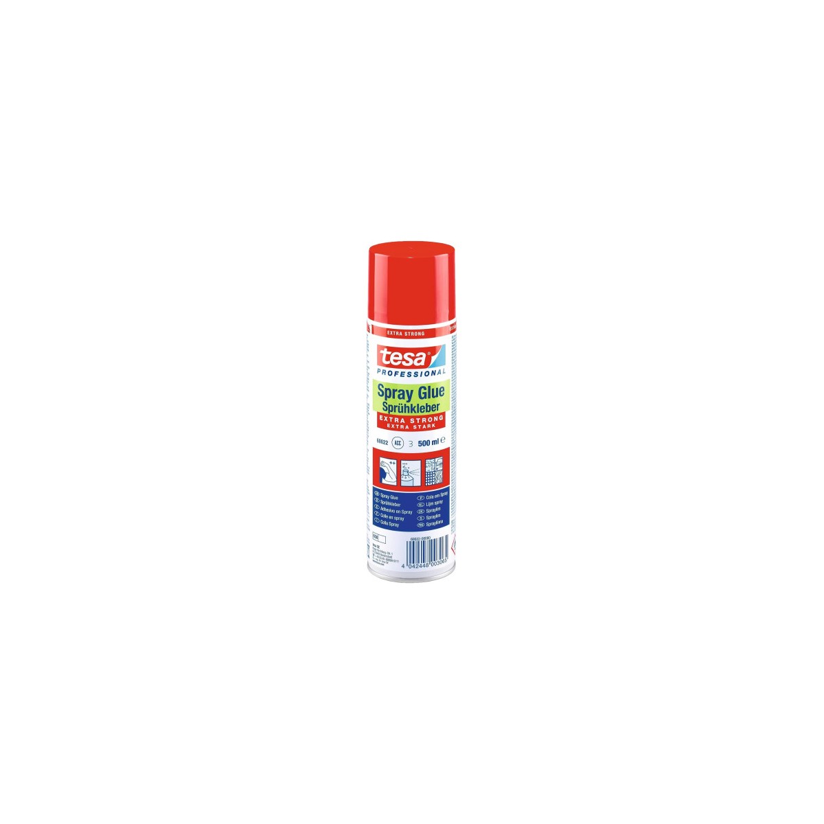 BOTE ADHESIVO INDUSTRIAL EXTRA STRONG SPRAY 500ML TESA 60022 00000 02