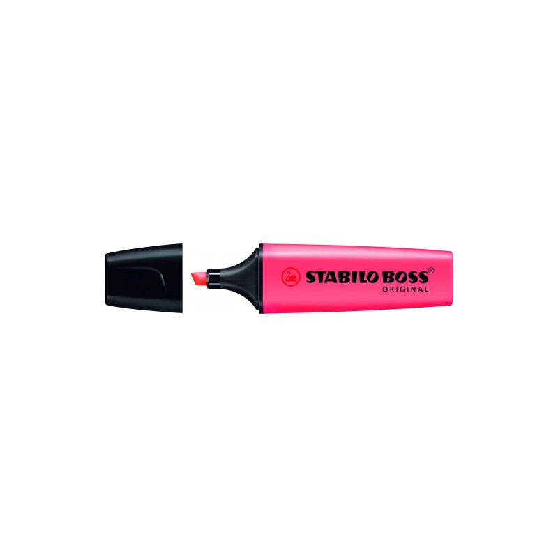 815-MARCADOR FLUORESCENTE BOSS ORIGINAL TRAZO 2/5MM. ROJO STABILO 70/40 815-MARCADOR FLUORESCENTE BOSS ORIGINAL TRAZO 2/5MM. ROJO STABILO 70/40