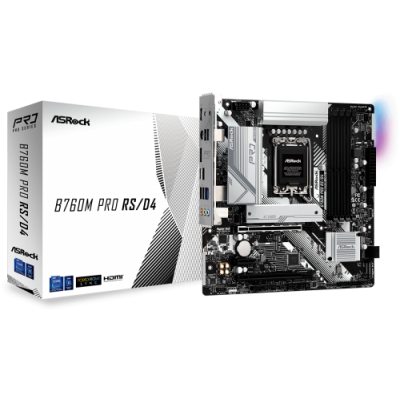 Asrock B760M PRO RS D4 Intel B760 LGA 1700 micro ATX