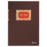 8227-Miquelrius 4013 registro comercial (libro) Bronce, Marron 100 hojas