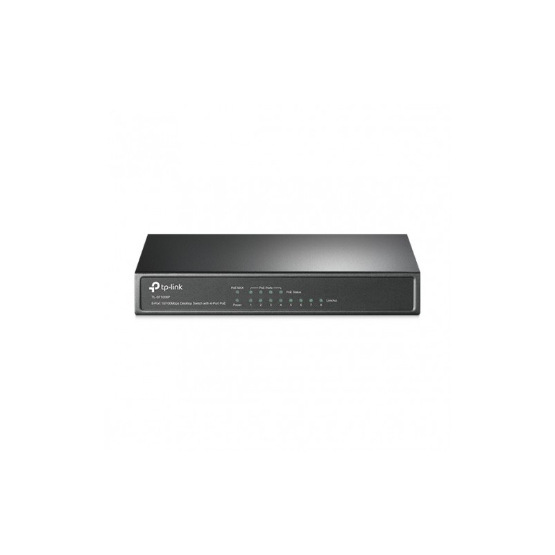 83-TP-LINK TL-SF1008P No administrado Fast Ethernet (10/100) Energia sobre Ethernet (PoE) Negro 83-TP-LINK TL-SF1008P No administrado Fast Ethernet (10/100) Energia sobre Ethernet (PoE) Negro