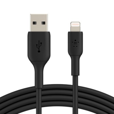 Belkin CAA001BT1MBK cable de conector Lightning 1 m Negro