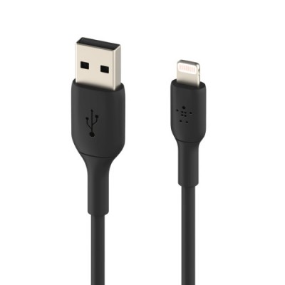 Belkin CAA001BT1MBK cable de conector Lightning 1 m Negro