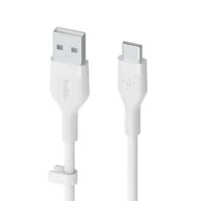 Belkin BOOSTCHARGE Flex cable USB 1 m USB 20 USB A USB C Blanco