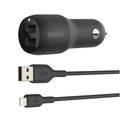 Belkin BOOSTCHARGE Smartphone Negro Encendedor de cigarrillos Auto