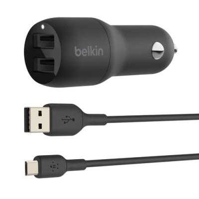 Belkin BOOSTCHARGE Smartphone Negro Encendedor de cigarrillos Auto