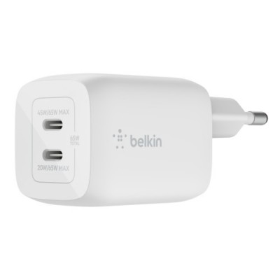 Belkin WCH013vfWH Portatil Smartphone Tableta Blanco Corriente alterna Carga rapida Interior