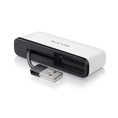 Belkin F4U021BT hub de interfaz 480 Mbit s Negro Blanco