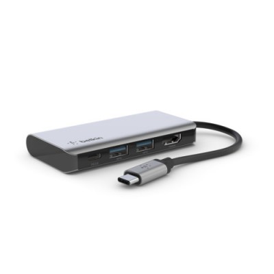 Belkin AVC006btSGY USB 32 Gen 1 31 Gen 1 Type C Plata