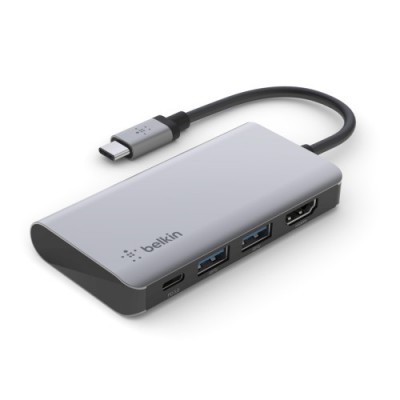 Belkin AVC006btSGY USB 32 Gen 1 31 Gen 1 Type C Plata