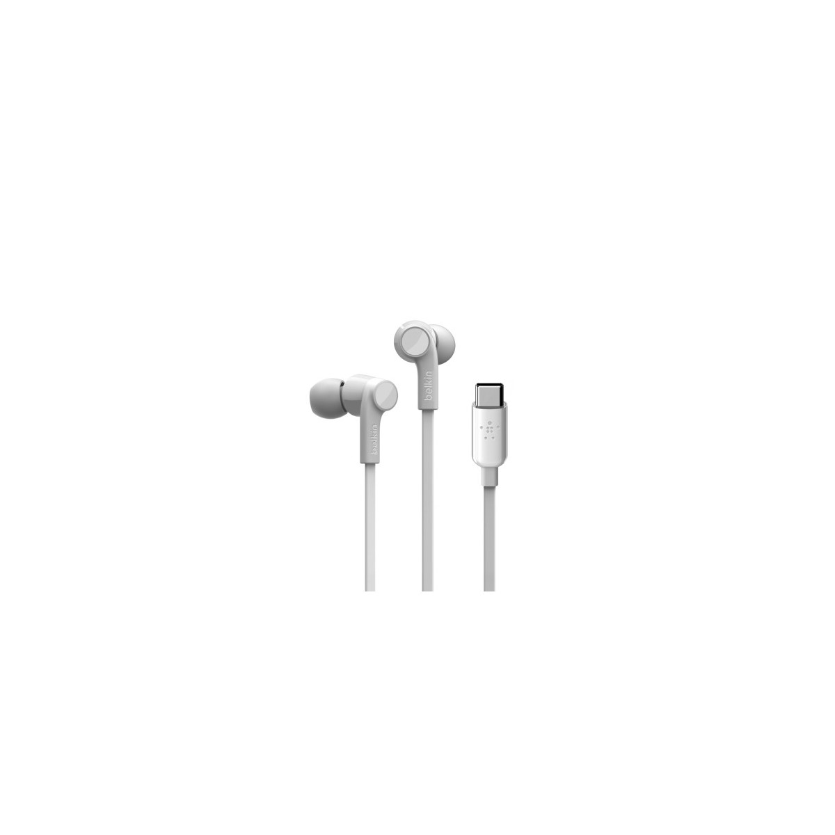 Belkin ROCKSTAR Auriculares Alambrico Dentro de oido Llamadas Musica USB Tipo C Blanco