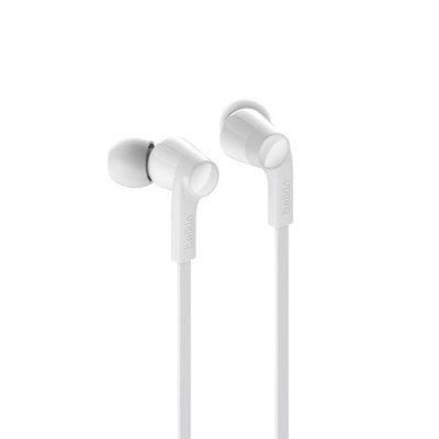 Belkin ROCKSTAR Auriculares Alambrico Dentro de oido Llamadas Musica USB Tipo C Blanco