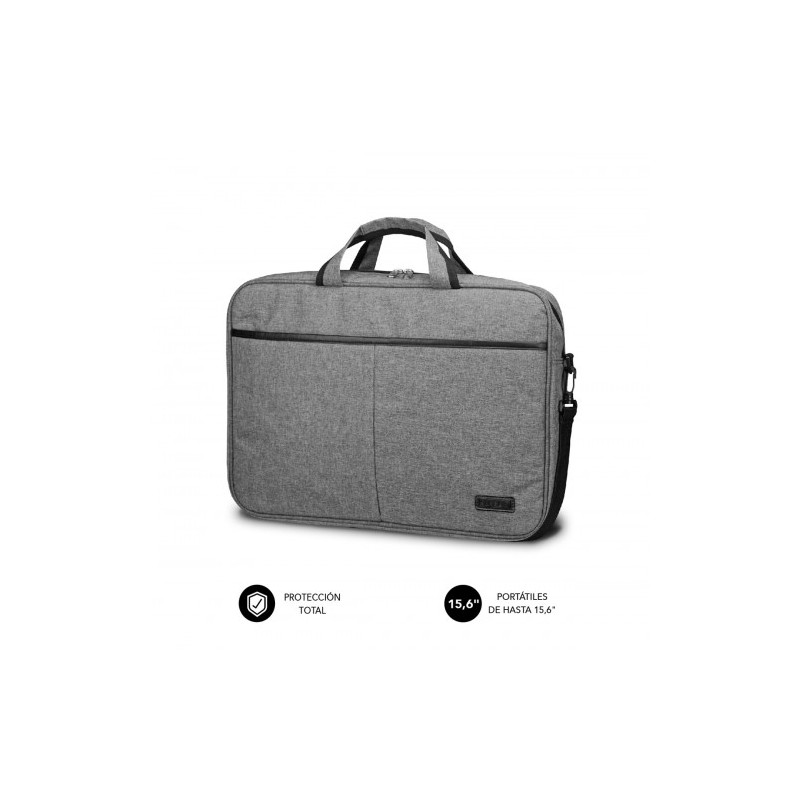 8319-SUBBLIM Maletin Ordenador Elite Laptop Bag 15,6" Grey