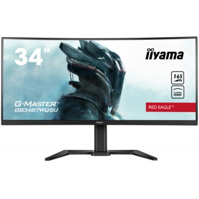 MONITOR IIYAMA 34 GAMING G MASTER GB3467WQSU B5 UWQHD 165HZ 04MS HDMI USB DISPLAYPORT ALT REG ALTURA