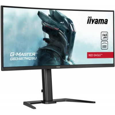 MONITOR IIYAMA 34 GAMING G MASTER GB3467WQSU B5 UWQHD 165HZ 04MS HDMI USB DISPLAYPORT ALT REG ALTURA