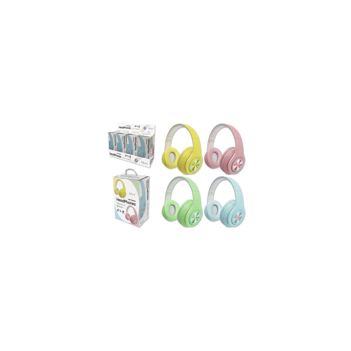 AURICULARES HEAD BLUETOOTH PASTEL LITTLE FUN UMAY 328963