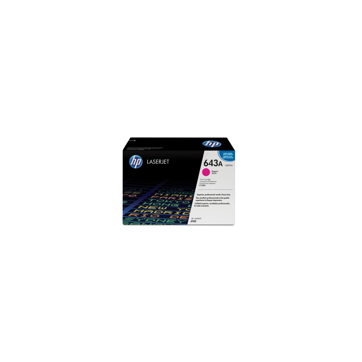 HP 643A TONER HP643A MAGENTA Q5953A