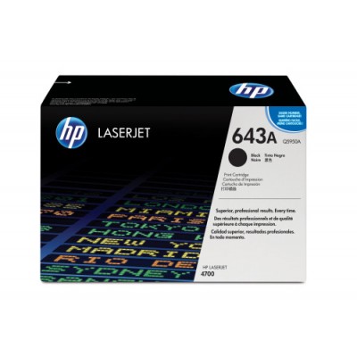 HP 643A TONER HP643A NEGRO Q5950A