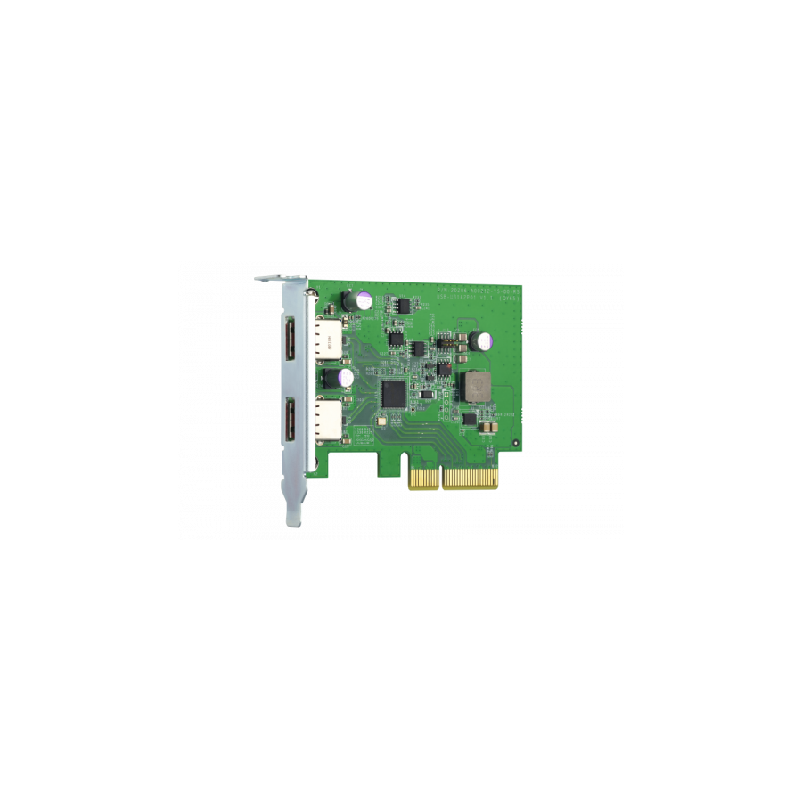 8369-QNAP QXP-10G2U3A tarjeta y adaptador de interfaz Interno USB 3.2 Gen 2 (3.1 Gen 2) 8369-QNAP QXP-10G2U3A tarjeta y adaptador de interfaz Interno USB 3.2 Gen 2 (3.1 Gen 2)