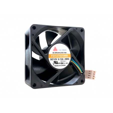 8373-QNAP FAN-7CM-T01 ventilador de PC Universal Negro