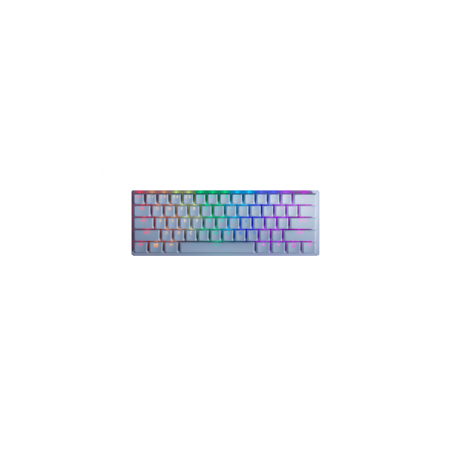 8393-Razer Huntsman Mini teclado USB QWERTY Internacional de EE.UU. Blanco