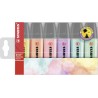 840-ESTUCHE 6 MARCADORES FLUORESCENTE BOSS PASTEL TRAZO 2/5MM. SURTIDO STABILO 70/6-2