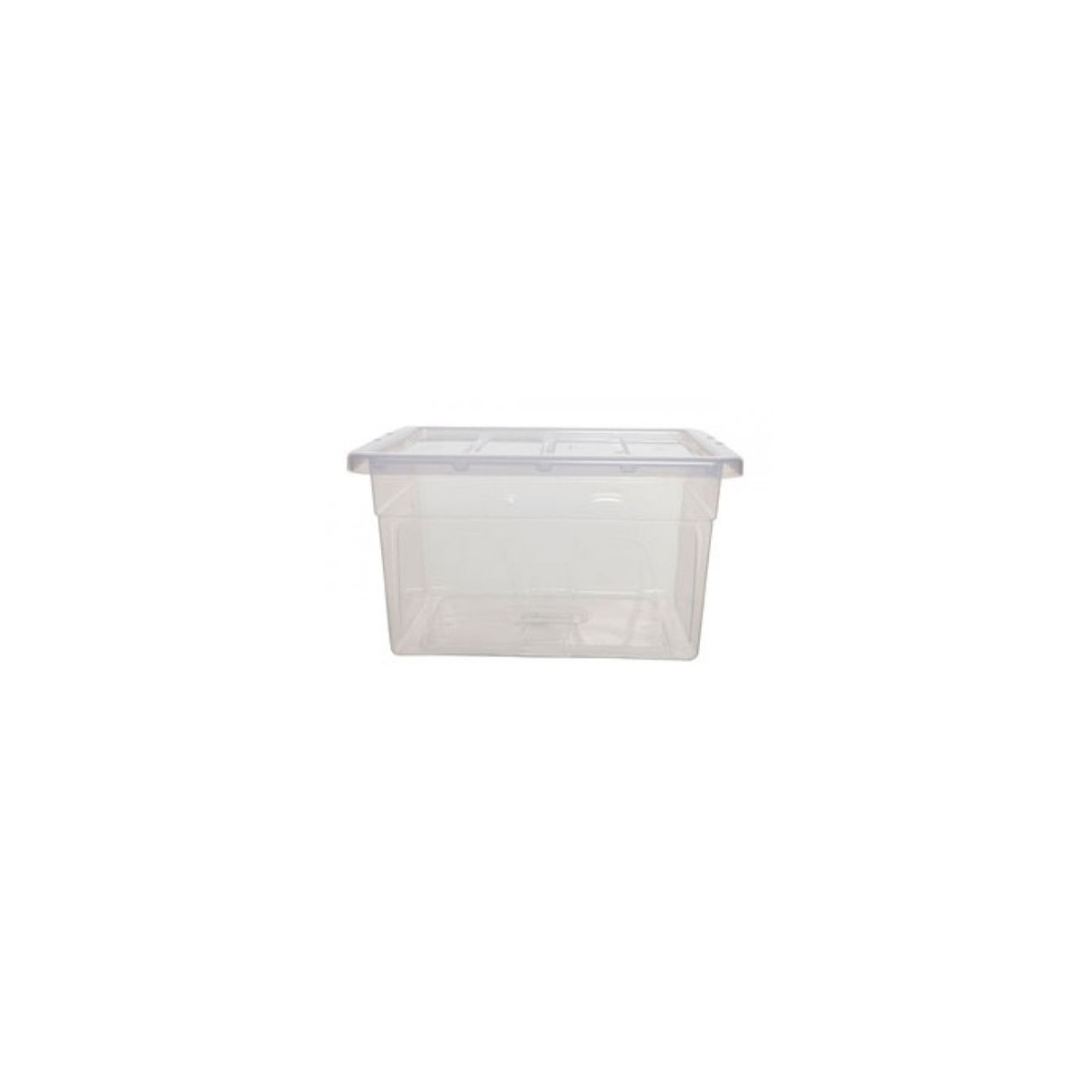 CAJA DE ALMACENAJE CON TAPA 32 LITROS 36X42X30CM PP TRANSPARENTE ARCHIVO 2000 CP1482032 CS TP