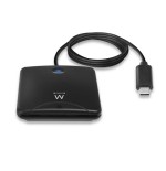 8470-EWENT LECTOR DE DNI ELECTRONICO Y TARJETAS INTELIGENTES USB-C
