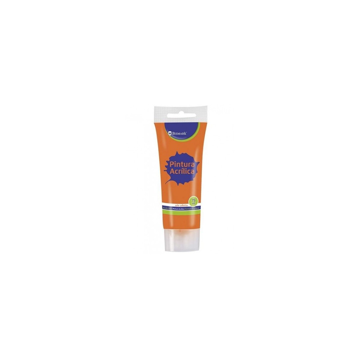 BOTE PINTURA ACRILICA 75 ML NARANJA BISMARK 328522