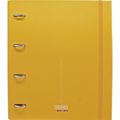 Ingraf 350759 carpeta de carton A4 Amarillo