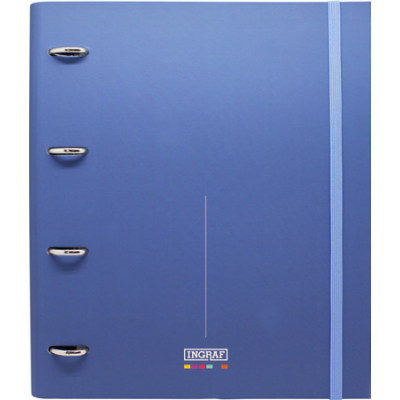 Ingraf 350763 carpeta de carton A4 Azul