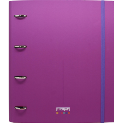 Ingraf 350764 carpeta de carton A4 Purpura