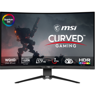 MSI MAG 325CQRF QD pantalla para PC 80 cm 315 2560 x 1440 Pixeles Wide Quad HD Negro