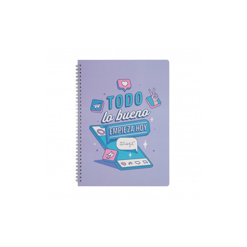 8633-LIBRETA - TODO LO BUENO EMPIEZA HOY MR WONDERFUL WOA11056ES