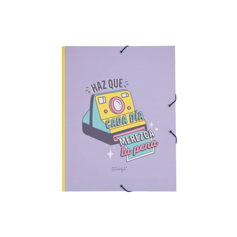 8638-CARPETA SEPARADORA - HAZ QUE CADA DIA MEREZCA LA PENA MR WONDERFUL WOA11105ES