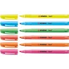 875-MARCADOR FLUORESCENTE FLASH TRAZO 2/5MM. ROJO STABILO 555/40