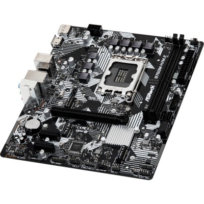 PLACA ASROCK B760M H M2INTEL1700B7602DDR596GBHDMIDP4SATA2M25USB 321USB CGBLANMATX