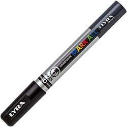 8852-MARCADOR PERMANENTE MARK ALL NEGRO 0,7 MM  LYRA GROOVE L6800099