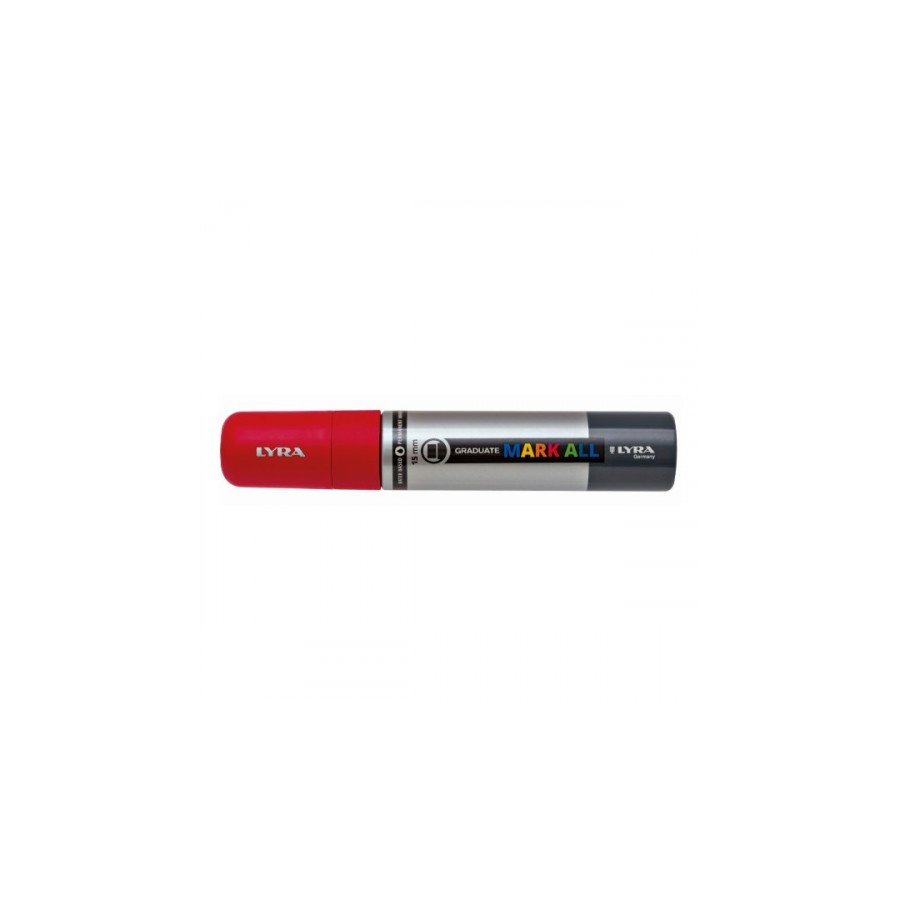 8862-MARCADOR PERMANENTE MARK ALL ROJO 15 MM LYRA GROOVE L6840018 8862-MARCADOR PERMANENTE MARK ALL ROJO 15 MM LYRA GROOVE L6840018