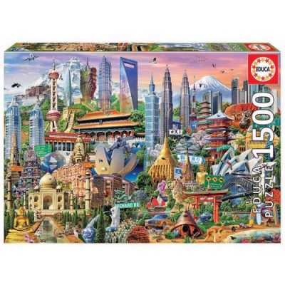 Educa Asia Landmarks Puzzle rompecabezas 1500 piezas