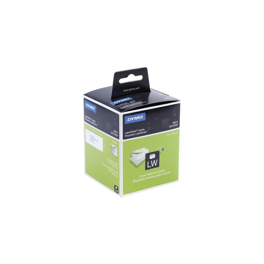 892-CAJA 2 ROLLOS ETIQUETA PERMANENTE 89X36MM. BLANCO DYMO S0722400 892-CAJA 2 ROLLOS ETIQUETA PERMANENTE 89X36MM. BLANCO DYMO S0722400