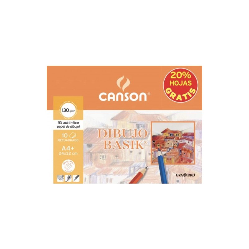 8979-MINIPACK PROMO 24X32 10H DIBUJO BASIK RECUADRO 130G 20% HOJAS GRATIS GUARRO CANSON C400110487 8979-MINIPACK PROMO 24X32 10H DIBUJO BASIK RECUADRO 130G 20% HOJAS GRATIS GUARRO CANSON C400110487