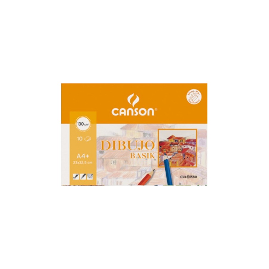 8980-Canson Guarro Basik Arte de papel 10 hojas 8980-Canson Guarro Basik Arte de papel 10 hojas