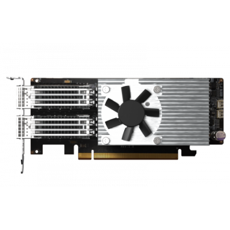 8987-QNAP QXG-100G2SF-E810 adaptador y tarjeta de red Interno Fibra 100000 Mbit/s