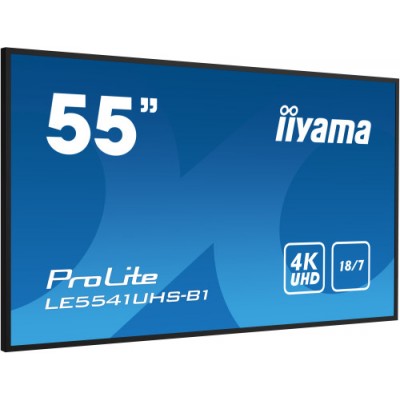 iiyama LE5541UHS B1 pantalla de senalizacion Pantalla plana para senalizacion digital 1387 cm 546 LCD 350 cd m 4K Ultra HD Negr